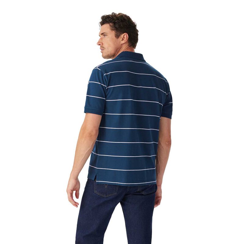 R.M. Williams Albany Stripe Polo image number 1